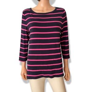 Talbots stretch weekend tee